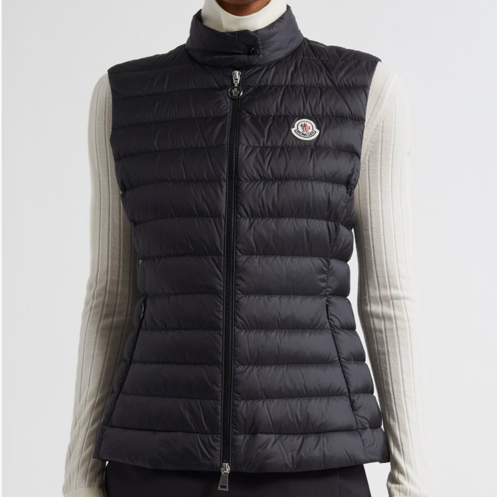 Moncler Black Puffer Vest